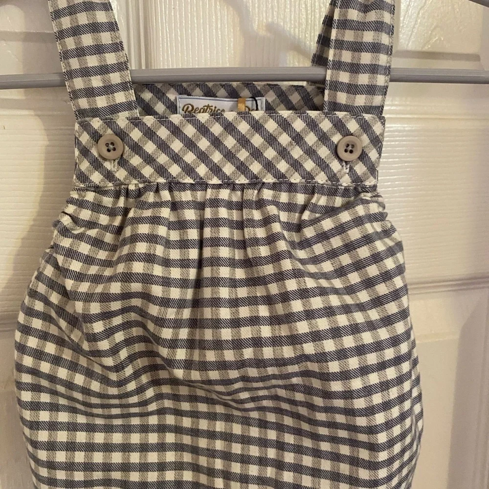 NWT Beatrice & Bee Gingham Jon Jon